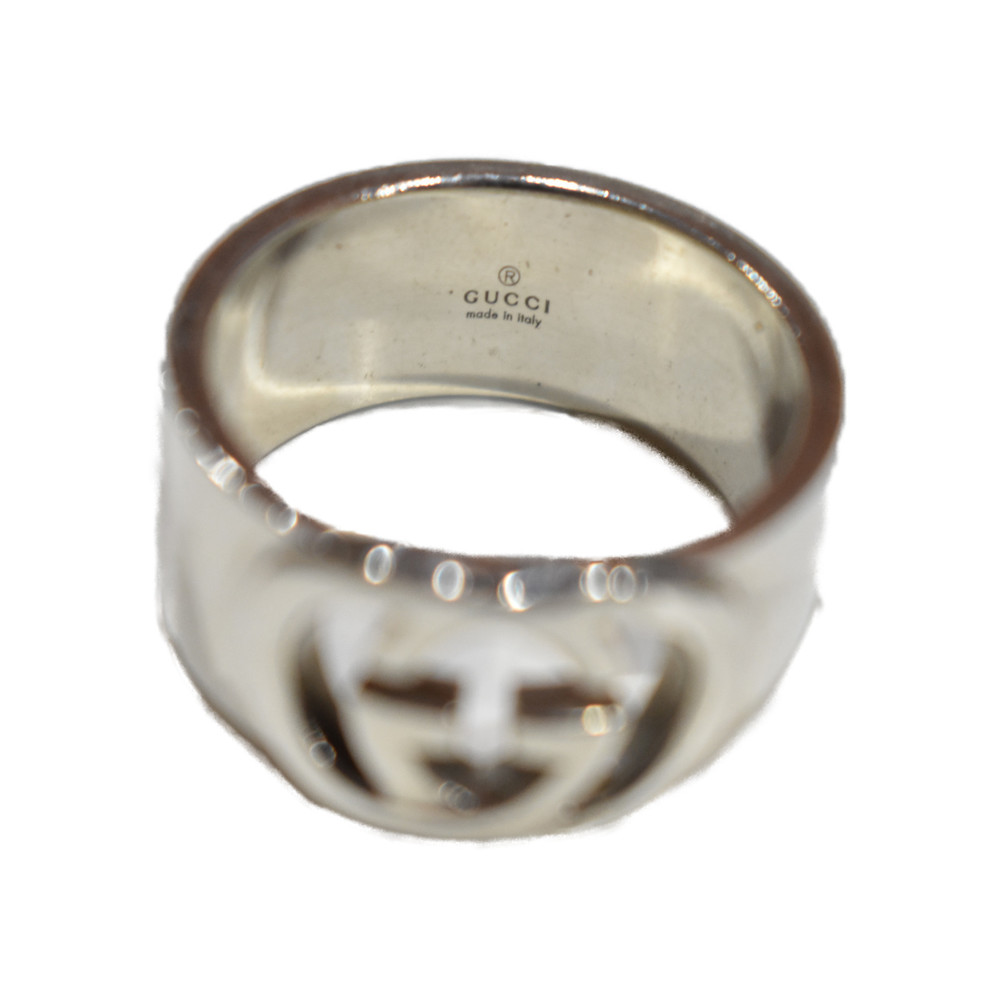 Gucci Interlocking Double Gg Ring Silver - image 4